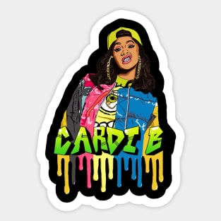 Cardi B Sticker